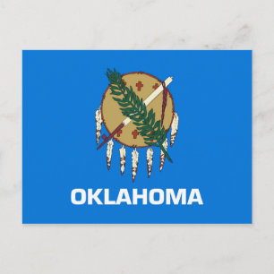 statlig flagga i Oklahoma, Förenta staterna Vykort