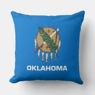 Statlig flagga i Oklahoma Kudde