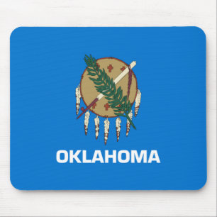 Statlig flagga i Oklahoma Musmatta