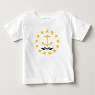 STATLIG FLAGGA i RHODE ISLAND T Shirt