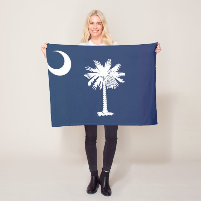 Statlig flagga i South Carolina, Förenta staterna Fleecefilt (På plats)