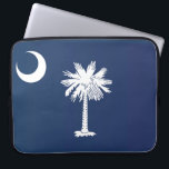 Statlig flagga i South Carolina, Förenta staterna Laptop Fodral<br><div class="desc">Flagga South Carolina</div>