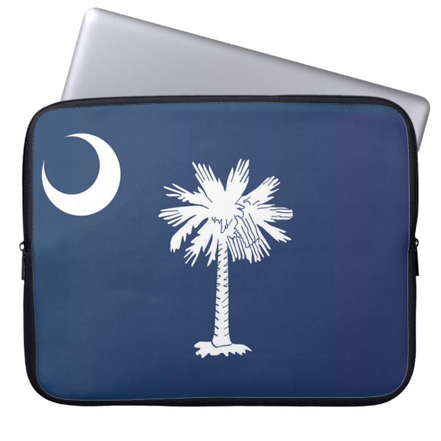 Statlig flagga i South Carolina, Förenta staterna Laptop Fodral (Framsidan)