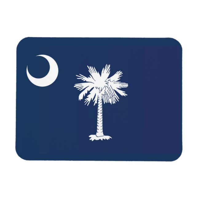 Statlig flagga i South Carolina, Förenta staterna Magnet (Horisontell)