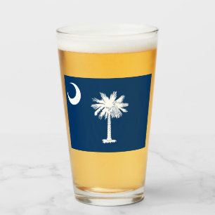 Statlig flagga i South Carolina Glaskopp