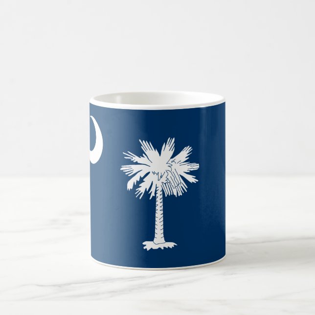 Statlig flagga i South Carolina Kaffemugg (Center)