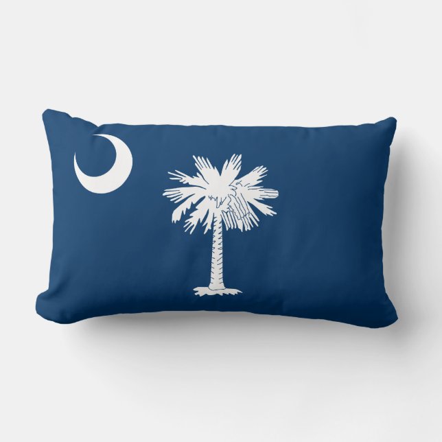 Statlig flagga i South Carolina Lumbarkudde (Framsida)