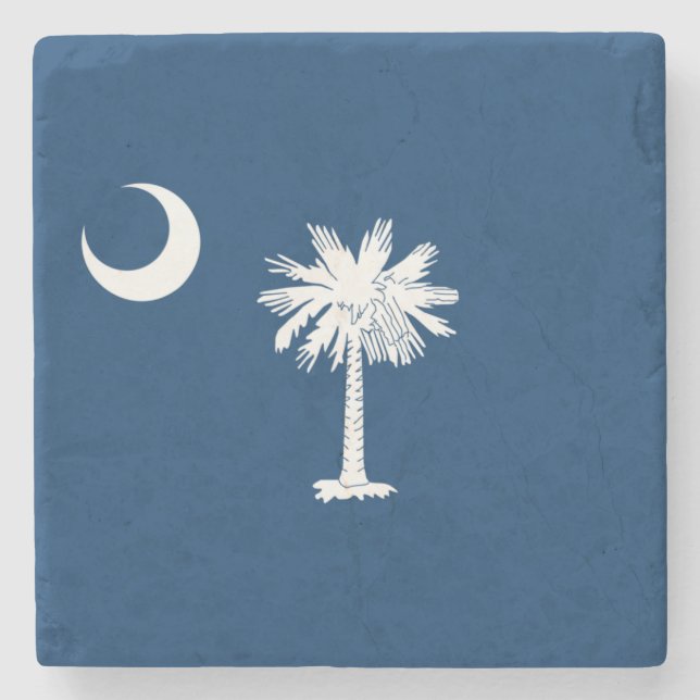 Statlig flagga i South Carolina Stenunderlägg (Framsidan)