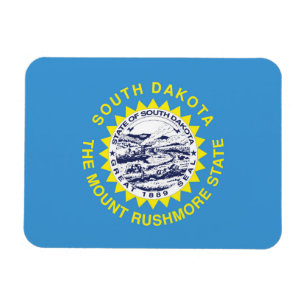 Statlig flagga i South Dakota, Förenta staterna Magnet