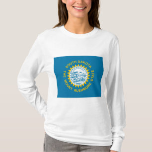 Statlig flagga i South Dakota T Shirt