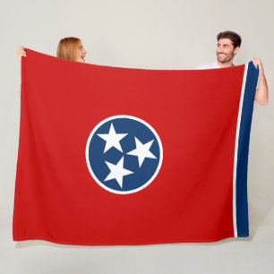 Statlig flagga i Tennessee Fleecefilt