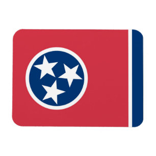 Statlig flagga i Tennessee, Förenta staterna Magnet
