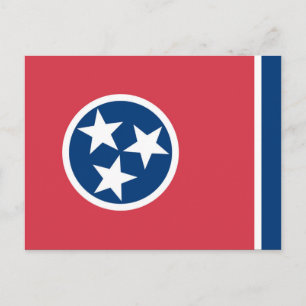 Statlig flagga i Tennessee, Förenta staterna Vykort