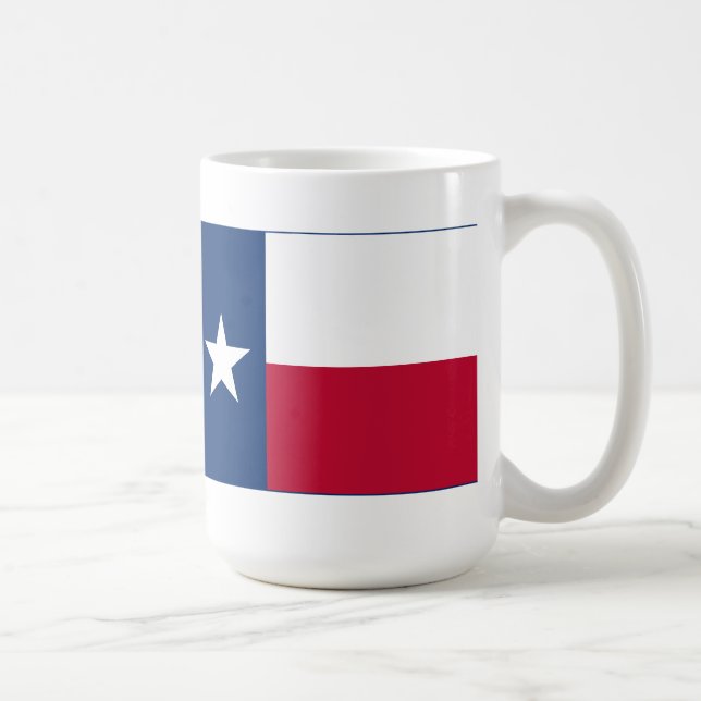 Statlig flagga i Texas Kaffemugg (Höger)