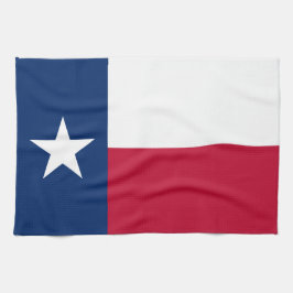 Statlig flagga i Texas Kökshandduk