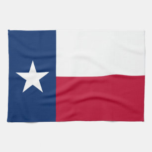 Statlig flagga i Texas Kökshandduk