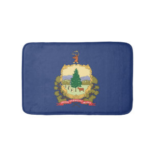 Statlig flagga i Vermont, Förenta staterna Badrumsmatta