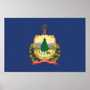 Statlig flagga i Vermont, Förenta staterna Poster