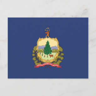 statlig flagga i Vermont, Förenta staterna Vykort