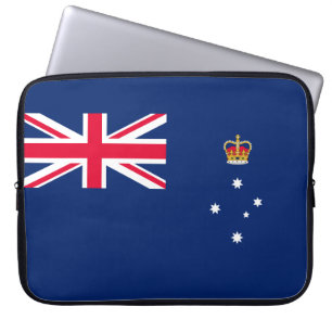 Statlig flagga i Victoria (Australien) Laptop Fodral