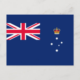 Statlig flagga i Victoria (Australien) Vykort