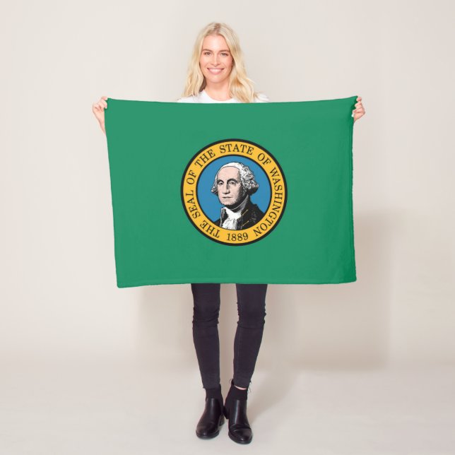 Statlig flagga i Washington, Förenta staterna Fleecefilt (På plats)