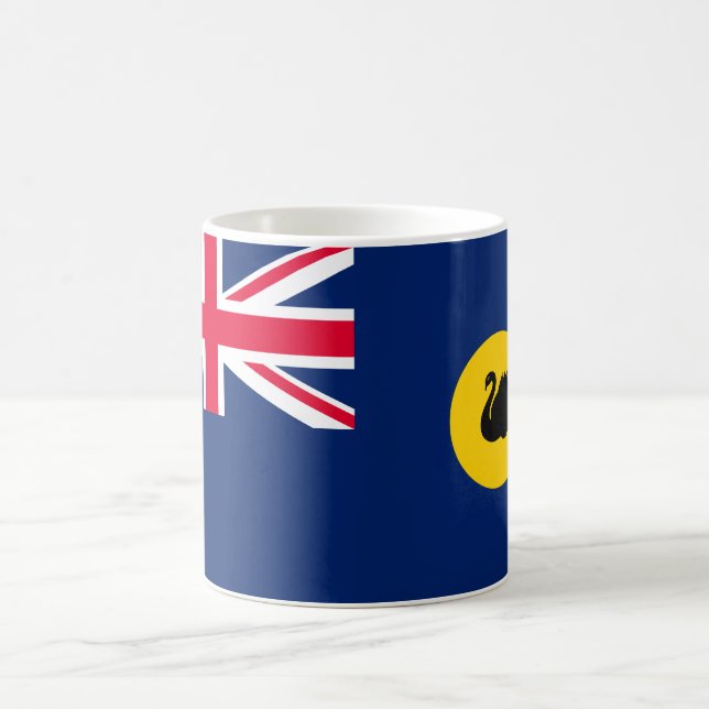 Statlig flagga i Westerna Australien Kaffemugg (Center)