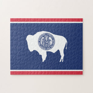 Statlig flagga i Wyoming, Förenta staterna Pussel