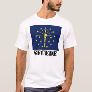 statlig-flagga-Indiana UTTRÄDER UR Tröja