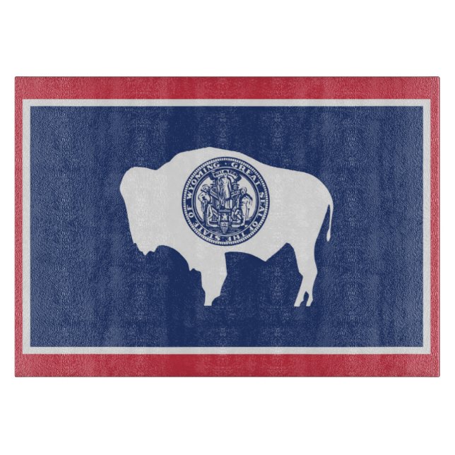 Statlig flagga of Wyoming, Förenta staterna (Framsidan)