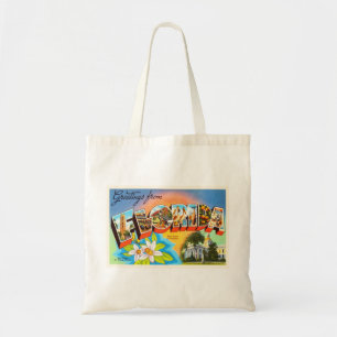 Statlig Florida FL gammal vintage resorsouvenir Tygkasse