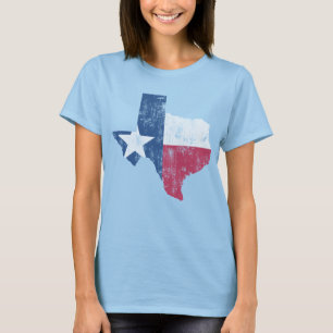 Statlig gullig vintage skisserar av den Texas Tröja