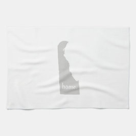 Statlig karta Delaware för hem- silhouette Kökshandduk