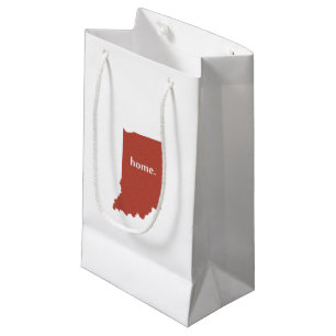 Statlig karta Indiana för hem- silhouette