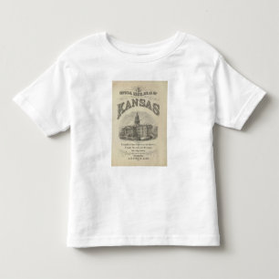 Statlig kartbok för titelsidaKansas officiell T-shirt