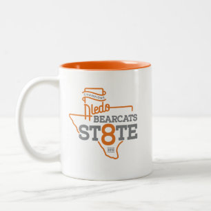 Statlig mästare "St8te" - 11oz för Aledo Bearcat Två-Tonad Mugg