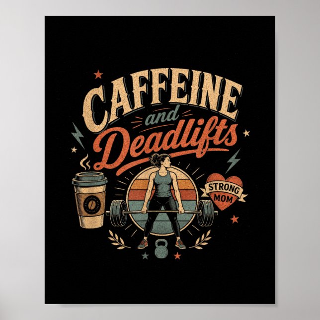Statlig myndighetslyftkaffe Mamma Mor Fru Poster (Framsidan)
