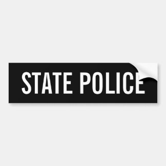 STATLIG POLISIÄR vitlogotypEmblem Bildekal