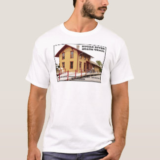 Statlig slinga för sockerflod tee shirt