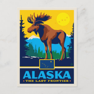 Statlig stolthet Alaska Vykort