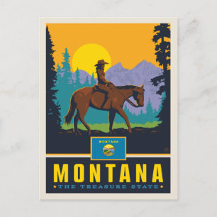 Statlig stolthet Montana Vykort