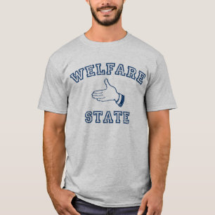 Statlig välfärd tee shirt
