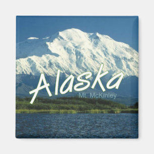 Statliga Akaska reser souvenirkylmagneten Magnet
