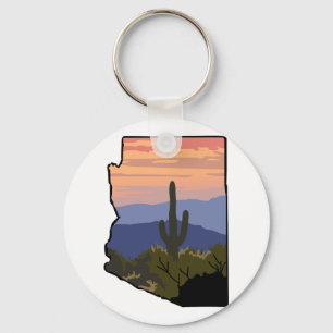 Statliga Arizona Nyckelring