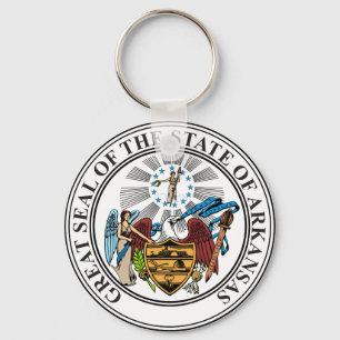 Statliga Arkansas förseglar Keychain Nyckelring