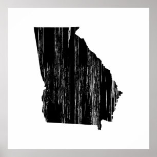 Statliga bekymrade Georgia skisserar Poster