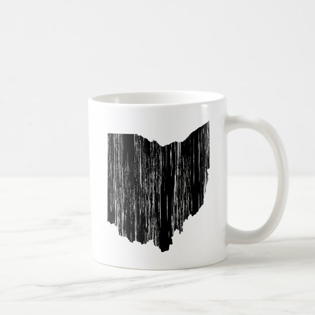 Statliga bekymrade Ohio skisserar Kaffemugg (Höger)