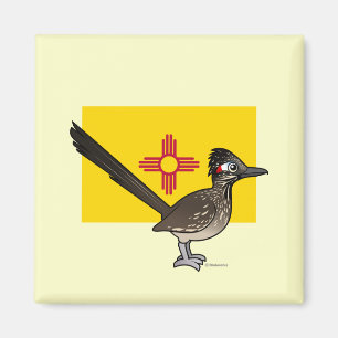 Statliga Birdorable av nytt - mexico: Roadrunner Magnet