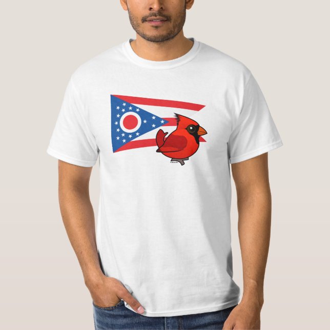 Statliga Birdorable av Ohio T-shirt (Framsida)