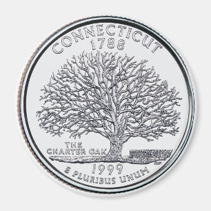 Statliga Connecticut 1999 inkvarterar magneten Magnet